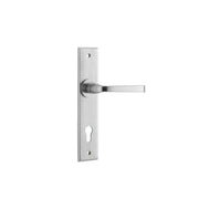 Annecy Lever Chamfered Backplate Brushed Chrome