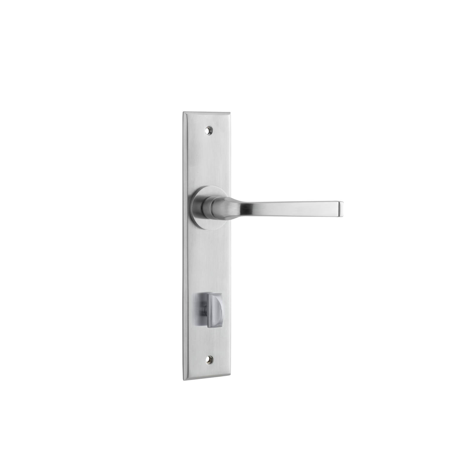 Annecy Lever Chamfered Backplate Brushed Chrome