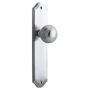 Guildford Knob Shouldered Backplate Brushed Chrome