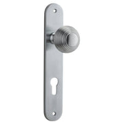 Guildford Knob Oval Backplate Brushed Chrome