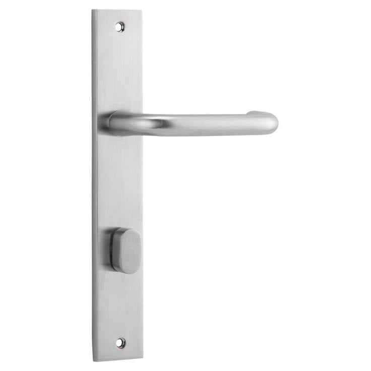 Oslo Lever Rectangular Backplate Brushed Chrome