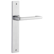 Baltimore Return Lever Rectangular Backplate Brushed Chrome