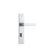 Osaka Lever Brushed Chrome Chamfered Backplate
