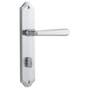Copenhagen Lever Shouldered Backplate Brushed Chrome