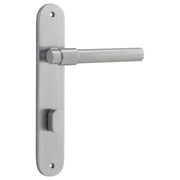 Helsinki Lever Oval Backplate Brushed Chrome