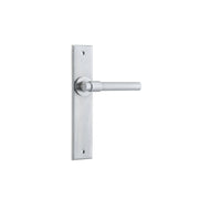 Helsinki Lever Brushed Chrome Chamfered Backplate