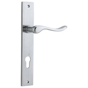 Stirling Lever Rectangular Backplate Brushed Chrome