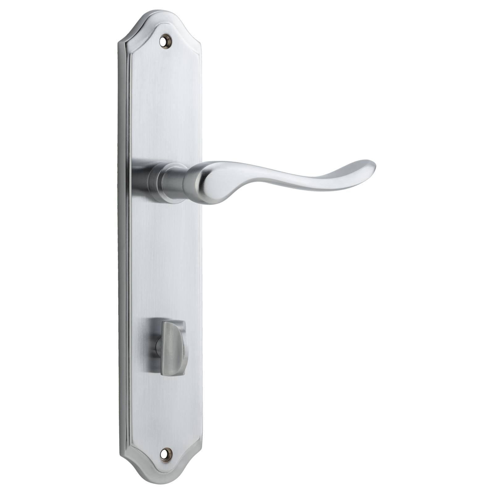 Stirling Lever Shouldered Backplate Brushed Chrome