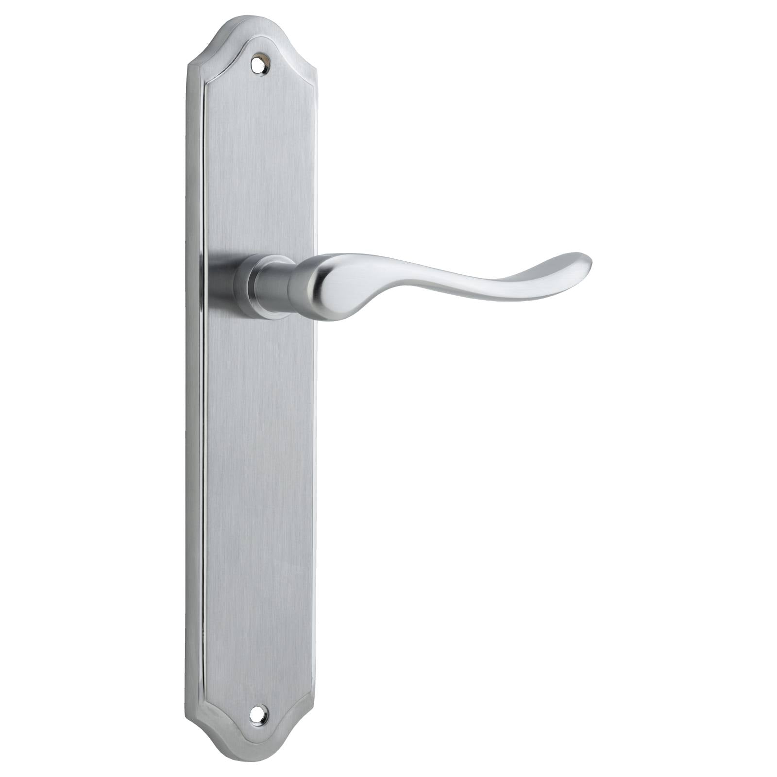 Stirling Lever Shouldered Backplate Brushed Chrome