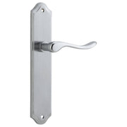 Stirling Lever Shouldered Backplate Brushed Chrome