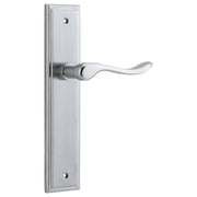 Stirling Lever Stepped Backplate Brushed Chrome