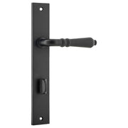 Sarlat Rectangular 85mm Privacy Lever Set, MB