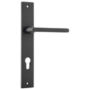 Baltimore Rectangular 85mm Euro Lever Set, MB