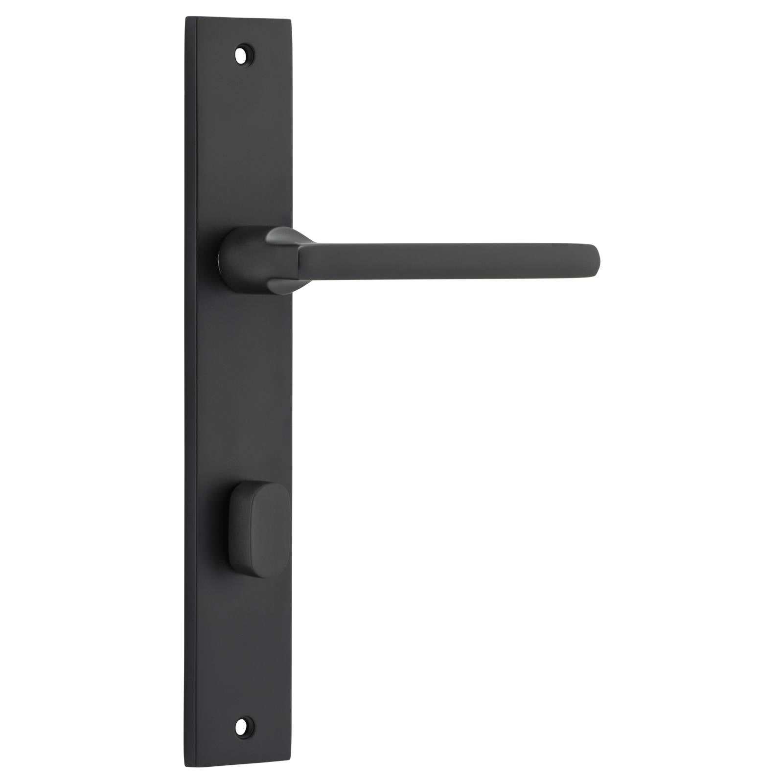 Baltimore Rectangular 85mm Privacy Lever Set, MB