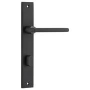 Baltimore Rectangular 85mm Privacy Lever Set, MB