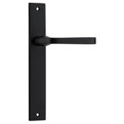 Annecy Lever Rectangular Backplate Matt Black