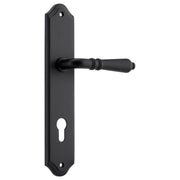 Sarlat Shouldered 85mm Euro Lever Set, Matte Black
