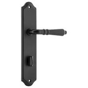 Sarlat Shouldered 85mm Privacy Lever Set, Matt Blk