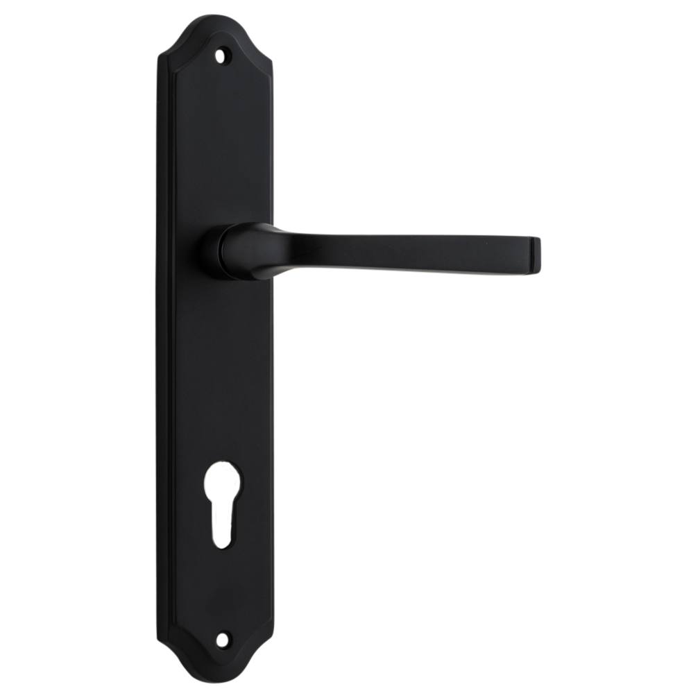 Annecy Lever Shouldered Backplate Matt Black