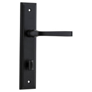 Annecy Lever Stepped Backplate Matt Black