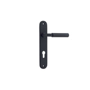 Berlin Lever Matt Black Oval Backplate