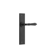 Sarlat Lever Matt Black Chamfered Backplate