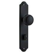 Cambridge Knob Shouldered Backplate Matt Black