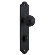 Guildford Knob Shouldered Backplate Matt Black