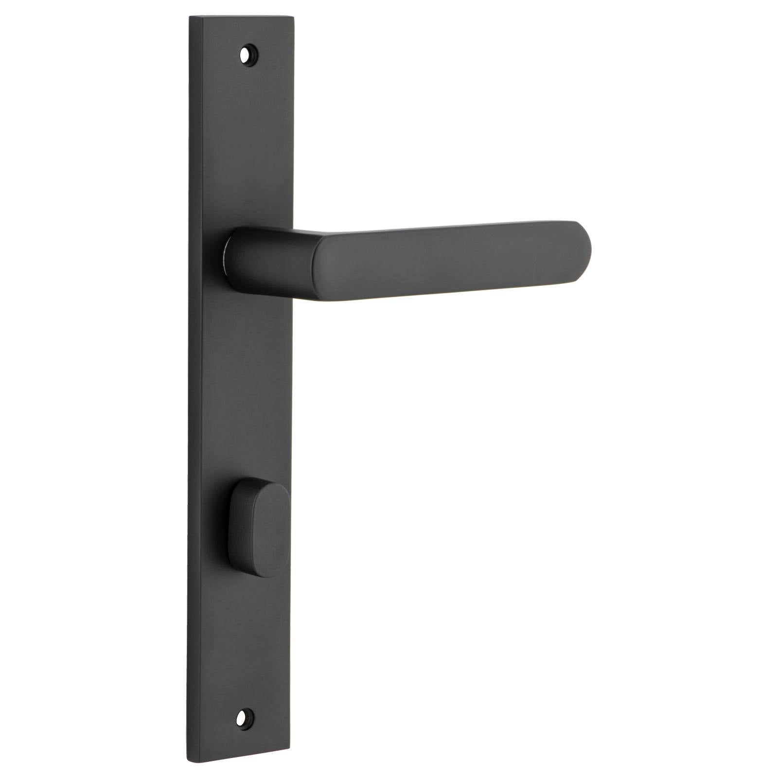 Osaka Lever Rectangular Backplate Matt Black