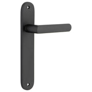 Osaka Lever Oval Backplate Matt Black