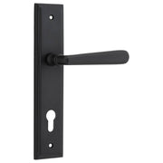 Copenhagen Lever Stepped Backplate Matt Black