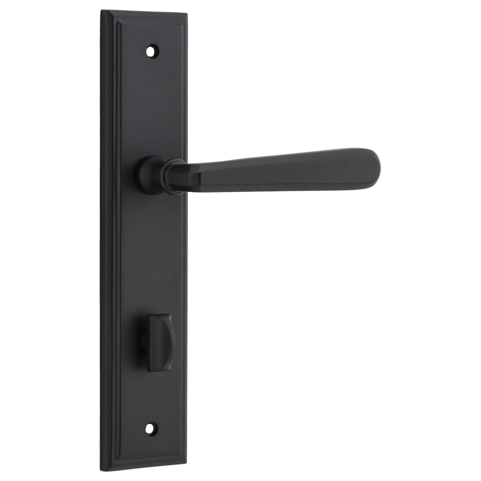 Copenhagen Lever Stepped Backplate Matt Black