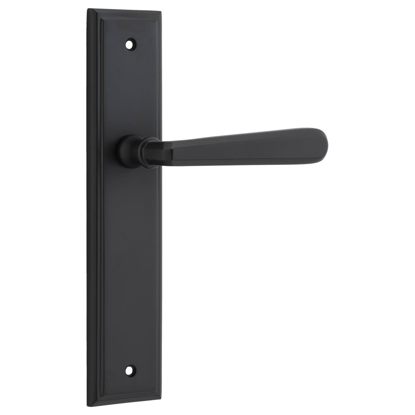 Copenhagen Lever Stepped Backplate Matt Black
