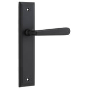 Copenhagen Lever Stepped Backplate Matt Black