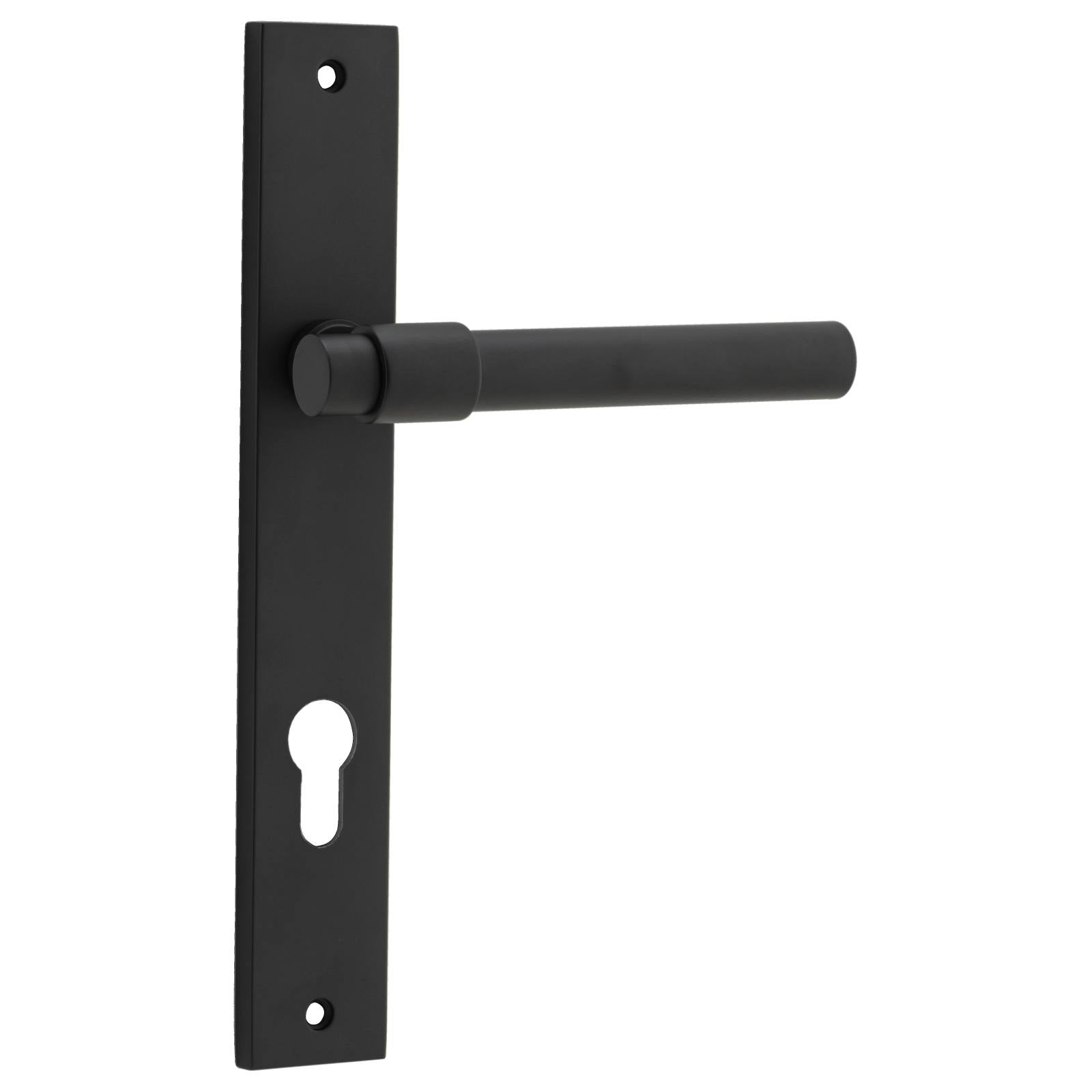 Helsinki Lever Rectangular Backplate Matt Black