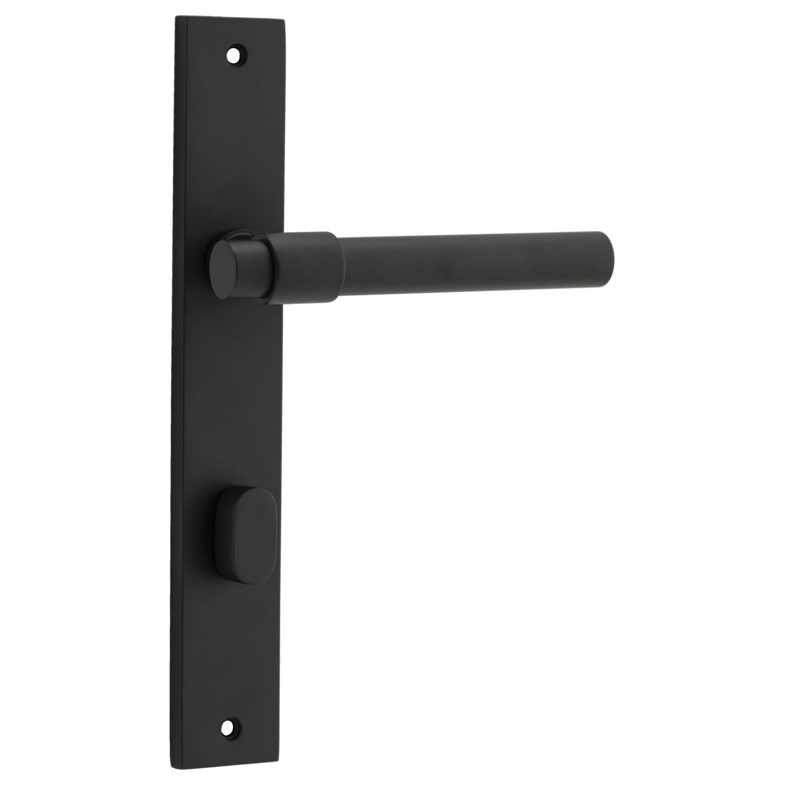 Helsinki Lever Rectangular Backplate Matt Black