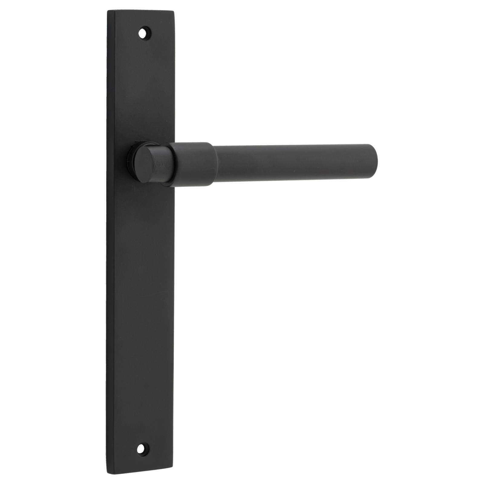 Helsinki Lever Rectangular Backplate Matt Black