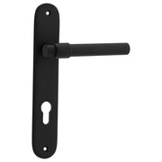 Helsinki Lever Oval Backplate Matt Black