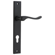 Stirling Lever Rectangular Backplate Matt Black