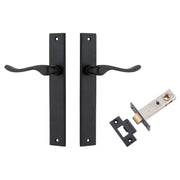 Stirling Lever Rectangular Backplate Passage Kit Matt Black