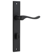 Stirling Lever Rectangular Backplate Matt Black