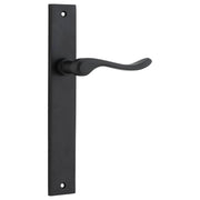 Stirling Lever Rectangular Backplate Matt Black