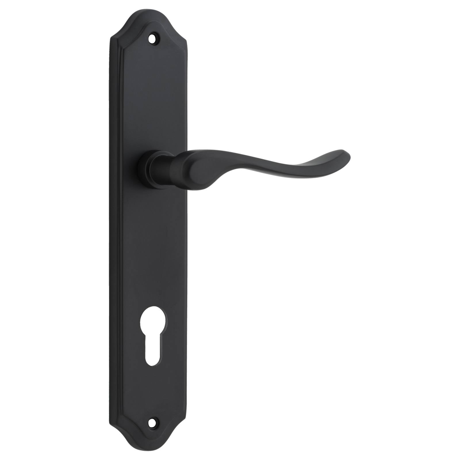 Stirling Lever Shouldered Backplate Matt Black