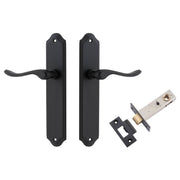 Stirling Lever Shouldered Backplate Passage Kit Matt Black