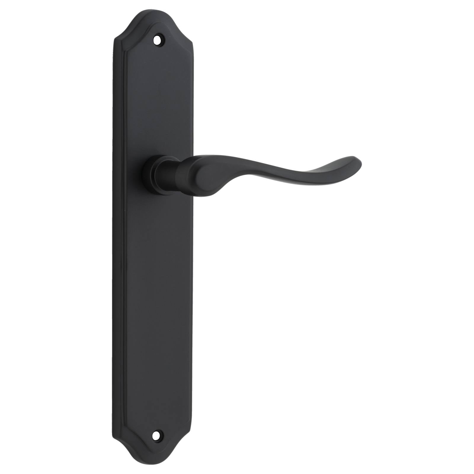 Stirling Lever Shouldered Backplate Matt Black