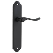 Stirling Lever Shouldered Backplate Matt Black