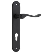 Stirling Lever Oval Backplate Matt Black