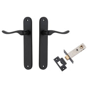 Stirling Lever Oval Backplate Passage Kit Matt Black