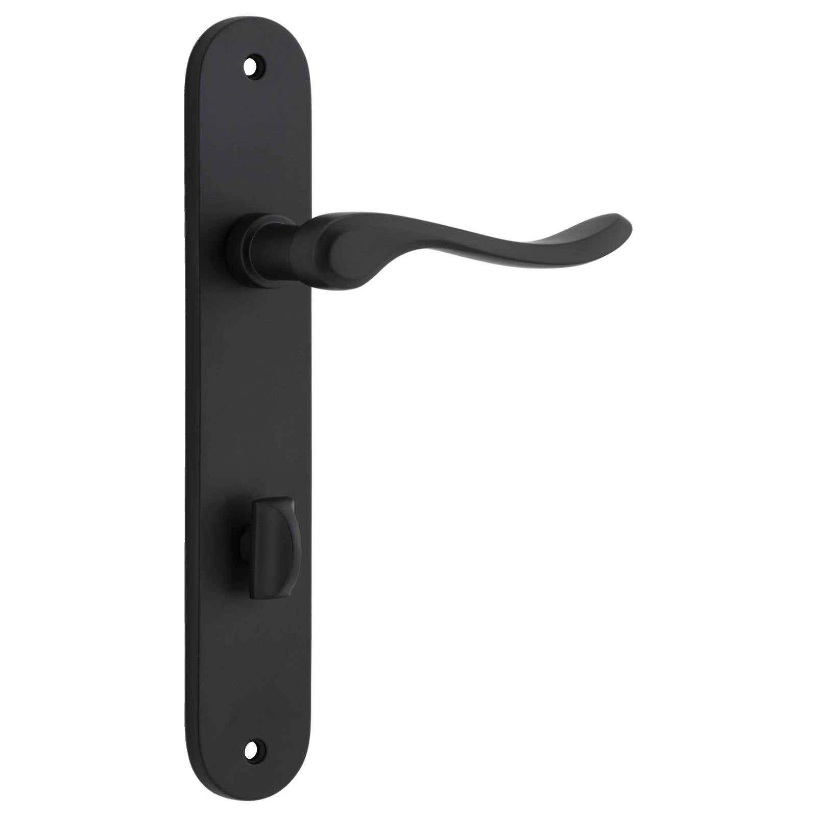 Stirling Lever Oval Backplate Matt Black