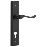 Stirling Lever Stepped Backplate Matt Black